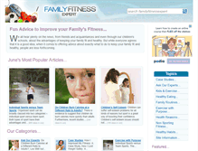 Tablet Screenshot of familyfitnessexpert.co.uk